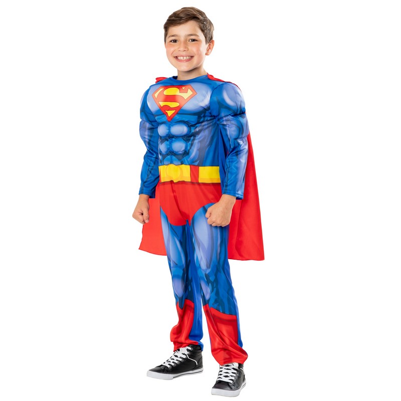 SupermanÂ® Muskel Børnekostume
