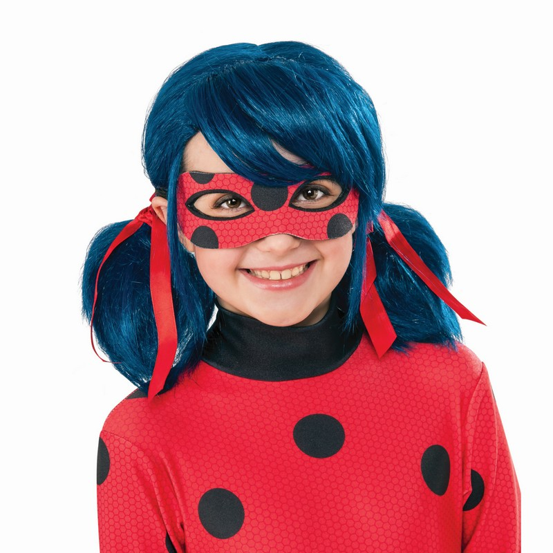 Miraculous Ladybug Børneparyk | Miraculous Paryk - Hovedtilbehør - Temashop