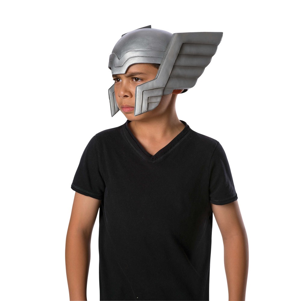Thor Børnehjelm Sølv | Thor Hat / Hue / Hjelm - Hovedtilbehør - Temashop