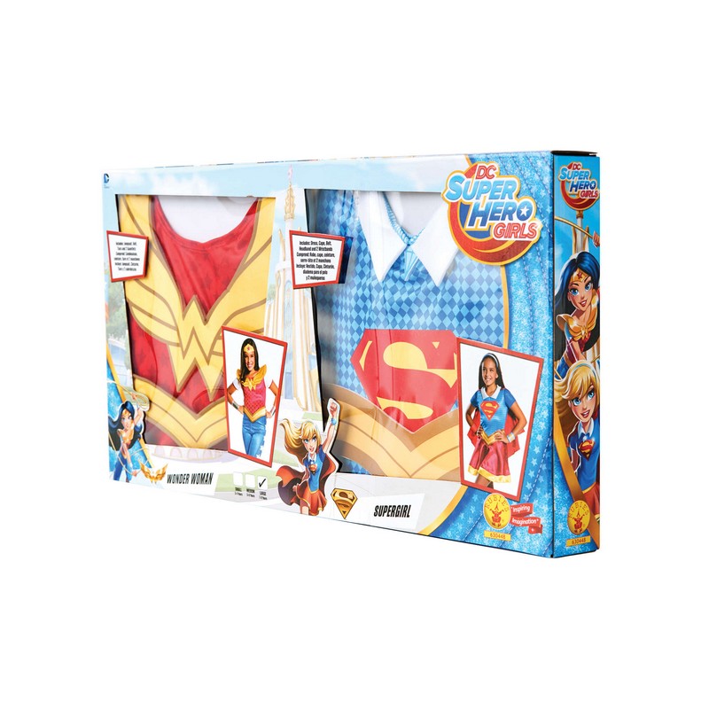 DC ComicsÂ® Wonder Woman & Supergirl Børnekostumer