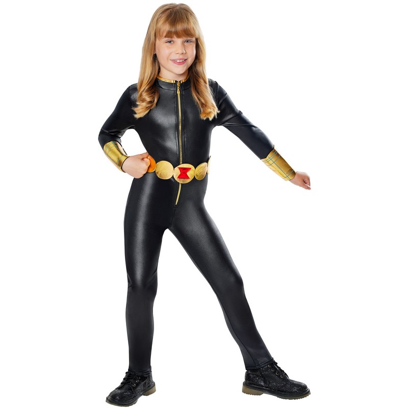Black WidowÂ® Børnekostume Sort/Guld