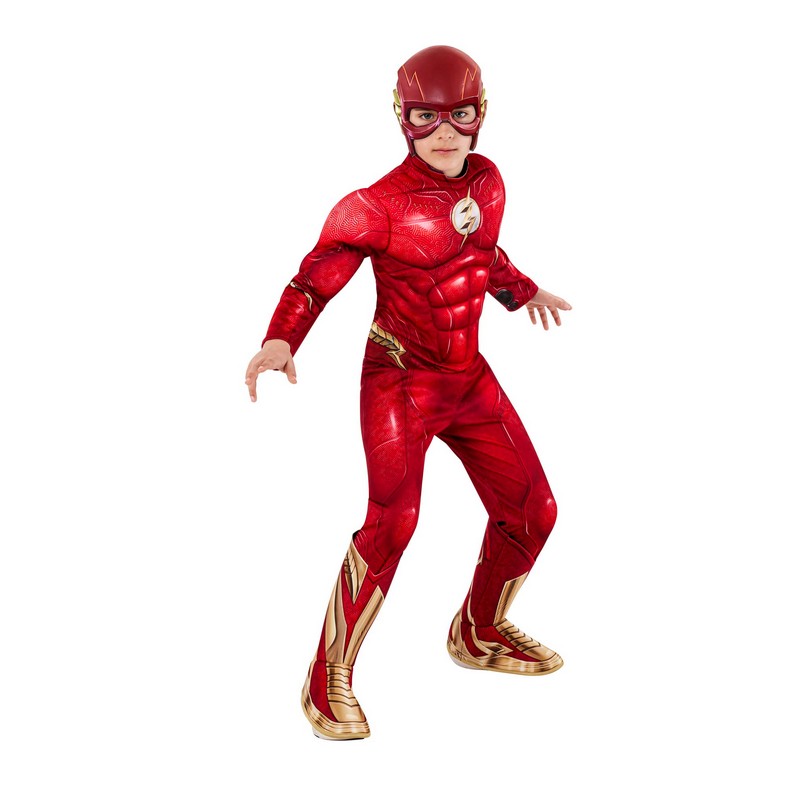 FlashÂ® Metallisk Deluxe Børnekostume