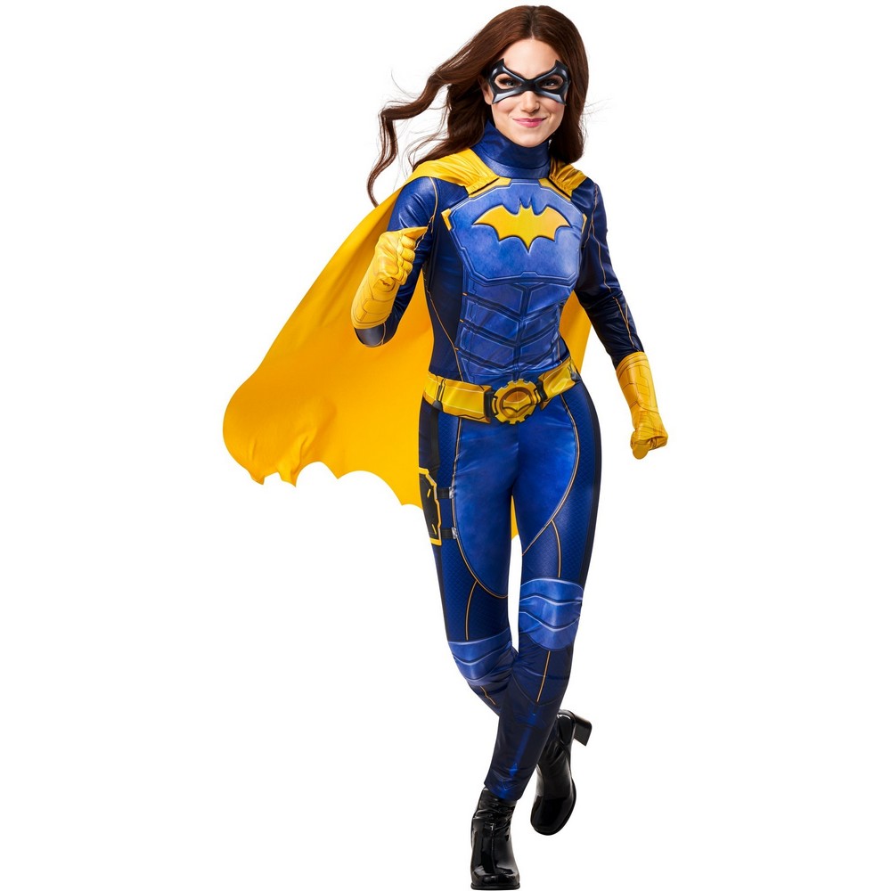 Batgirl Deluxe Kostume Blå - Superhelte kostume til voksne i størrelserne XS-L | Batman kostume til kvinder - Temashop