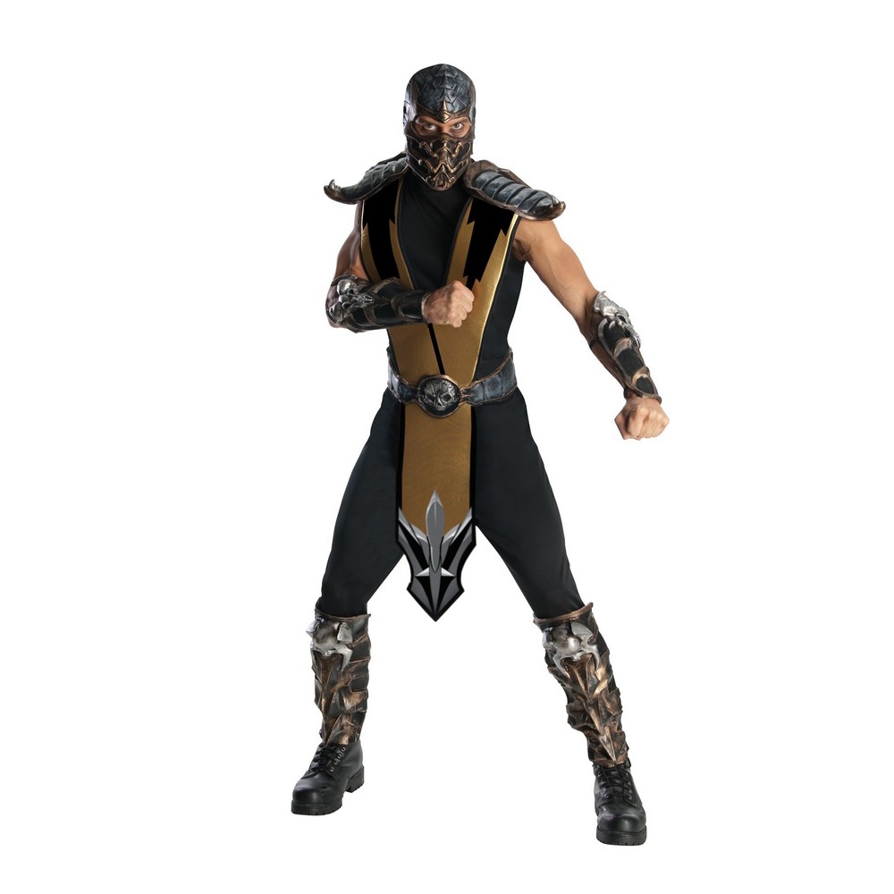 Mortal Kombat Scorpion Kostume | Mortal Kombat kostume til mænd - Temashop