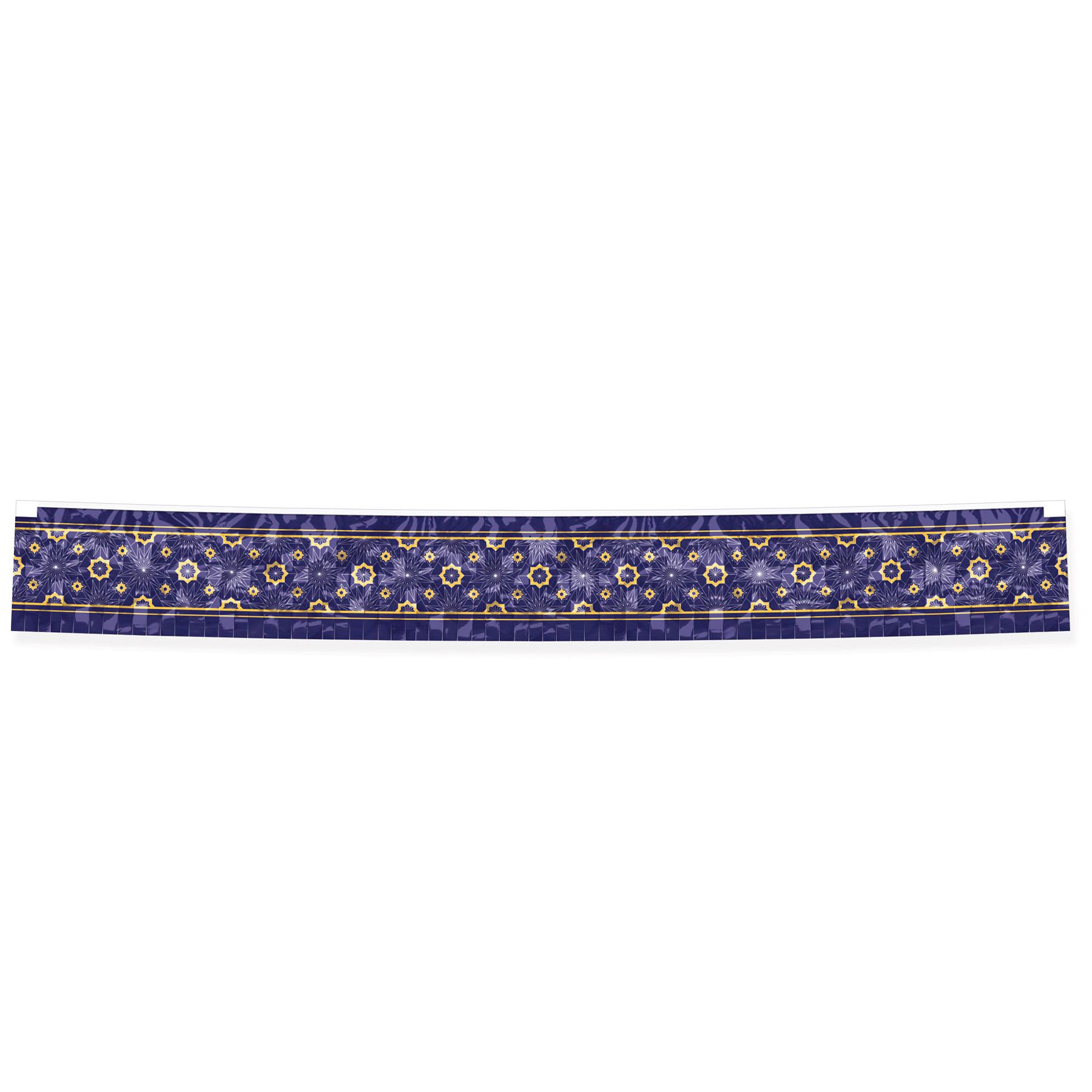 Ramadan Frynse Banner - 1 stk (19 x 152 cm) | Eid Bannere - Temashop