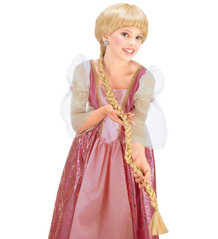 Rapunzel Børneparyk | Rapunzel Paryk - Hovedtilbehør - Temashop
