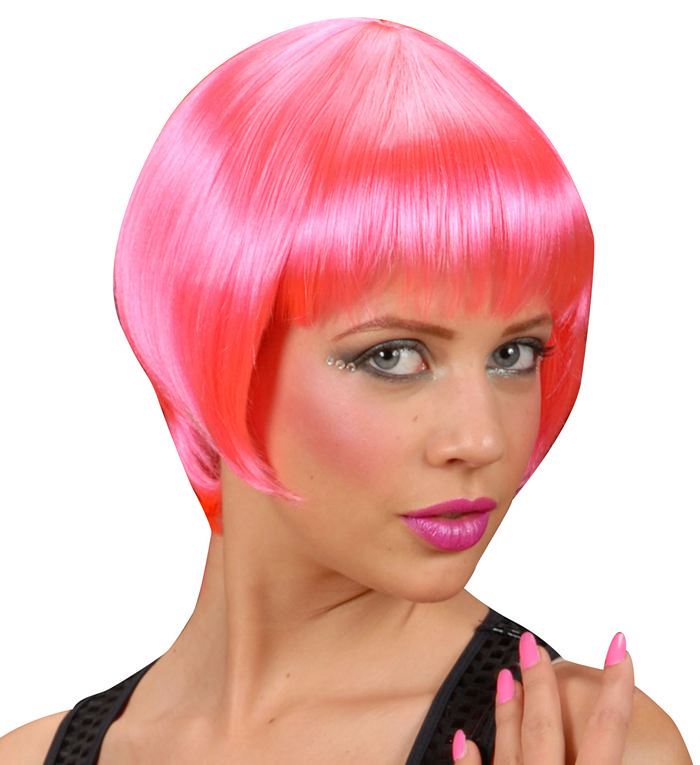 Rave Paryk Pink | 80'erne Totally Paryk - Hovedtilbehør - Temashop
