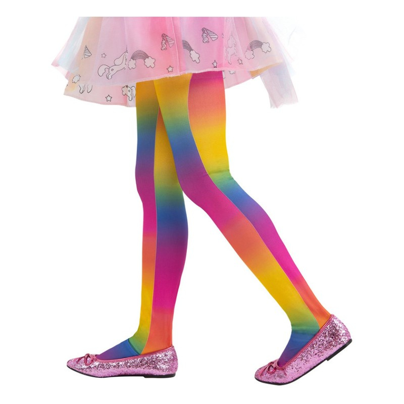 Regnbue Ombre Leggings | Regnbue Strømper / Strømpebukser / Knæstrømper - Beklædning - Temashop