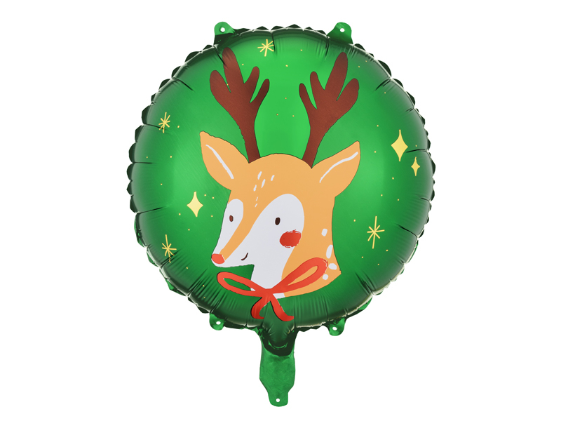 Rensdyr Folieballon - 1 stk (45 cm) | Rensdyr Folieballoner - Temashop