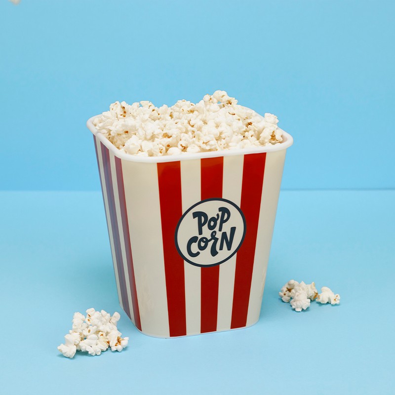 Retro Popcorn Skål - Temashop