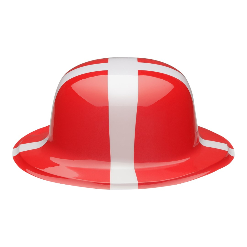 Danmark Plast Hat | Danmark Hat / Hue / Hjelm - Hovedtilbehør - Temashop