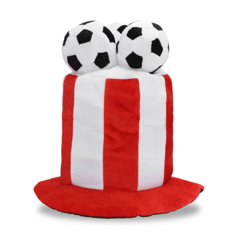 Danmark Fodbold Tophat | Danmark Hat / Hue / Hjelm - Hovedtilbehør - Temashop