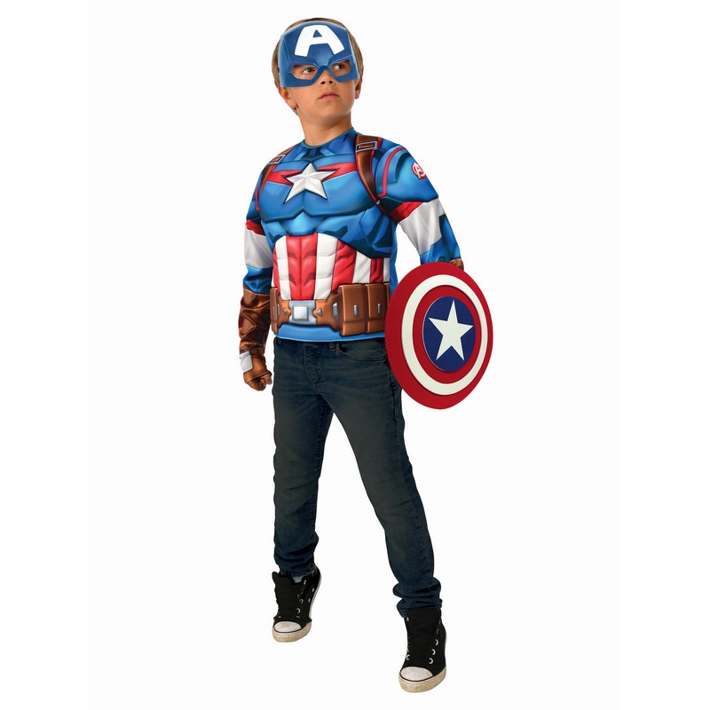 Captain AmericaÂ® Basic Børnekostume