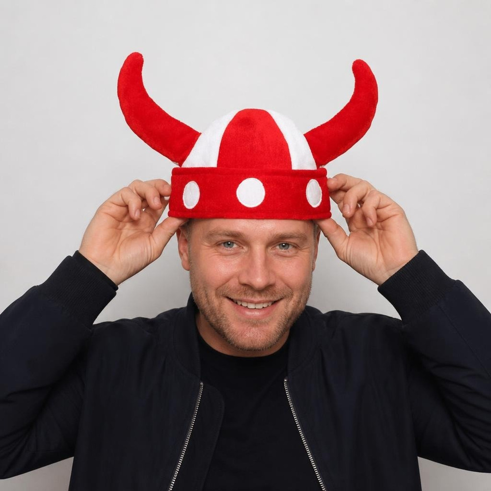 Danmark Viking Børnehat | Danmark Hat / Hue / Hjelm - Hovedtilbehør - Temashop
