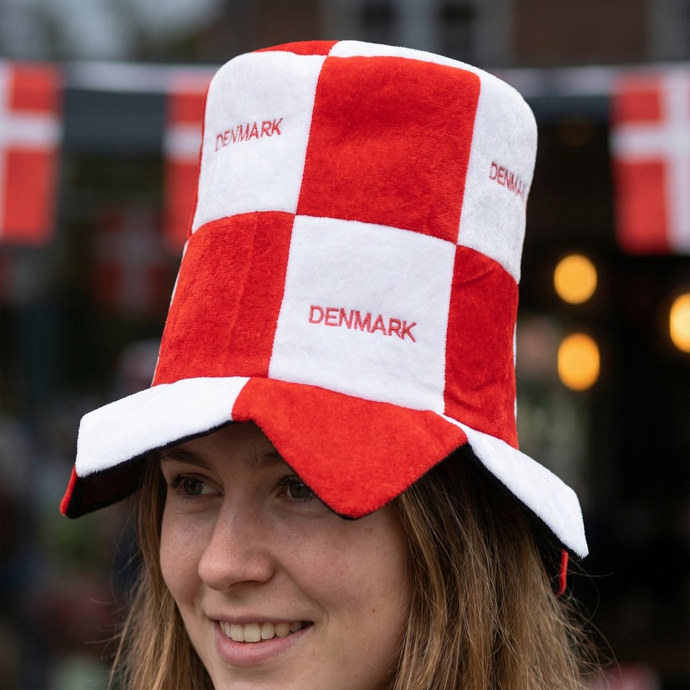 Danmark Roligan Tophat | Danmark Hat / Hue / Hjelm - Hovedtilbehør - Temashop