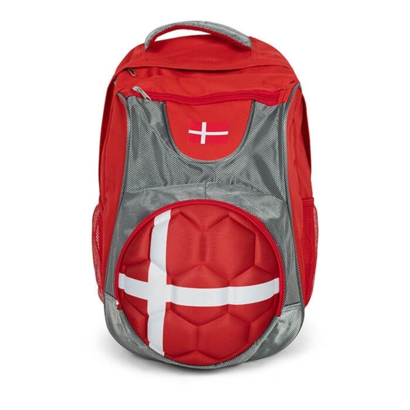 Danmark Fodbold Rygsæk (40 x 33 x 13 cm) | Danmark Taske / Pung - Temashop