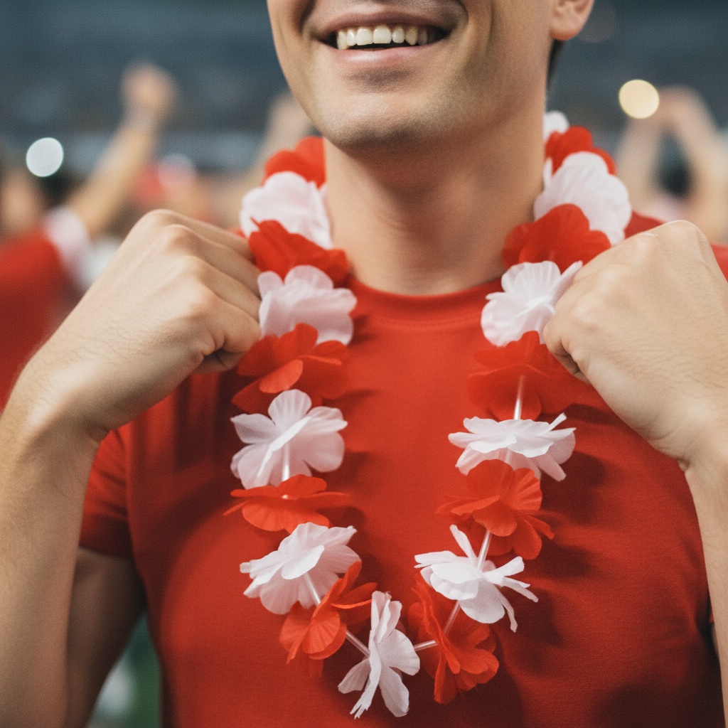 Danmark Hawaiikrans | Danmark Halskæder - Smykker - Temashop