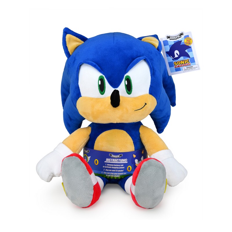 Sonic Bamse Blå (40 cm) | Sonic Bamse - Temashop