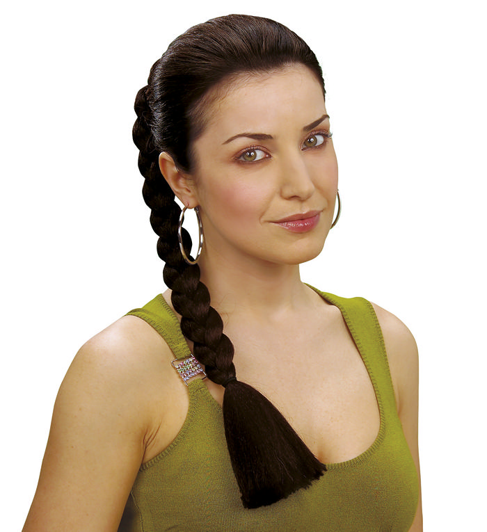 Robertas Fletning Sort | Lara Croft Paryk - Hovedtilbehør - Temashop