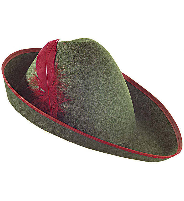 Robin Hood Hat | Robin Hood Hat / Hue / Hjelm - Hovedtilbehør - Temashop