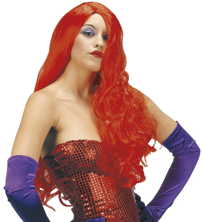 Jessica Paryk Rød | Roger Rabbit Paryk - Hovedtilbehør - Temashop