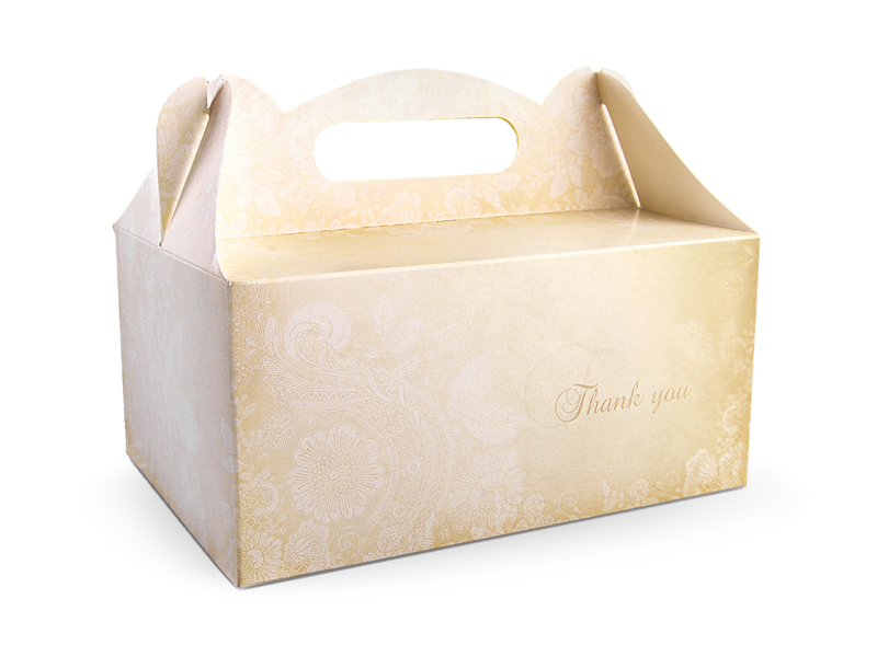 Rokoko Thank You Kageæsker - 10 stk (19 x 14 x 9 cm) - Temashop