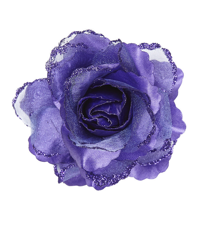 Rose Hårclips Lilla | Day of the Dead Hårclips - Hovedtilbehør - Temashop