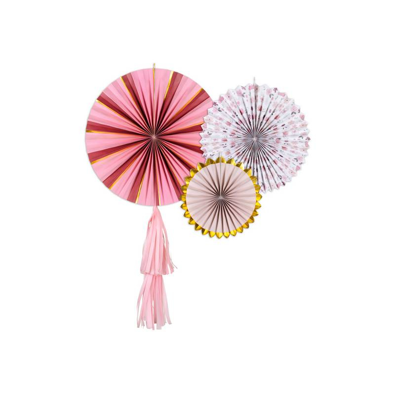Rosetter Mix Lyserød - 1 stk (26 - 43 cm) - Temashop