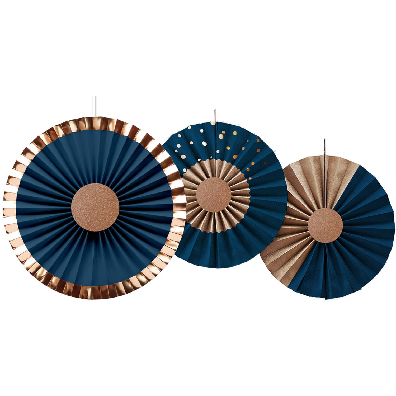 Rosetter True Blue - 3 stk (25 - 35 cm) - Temashop