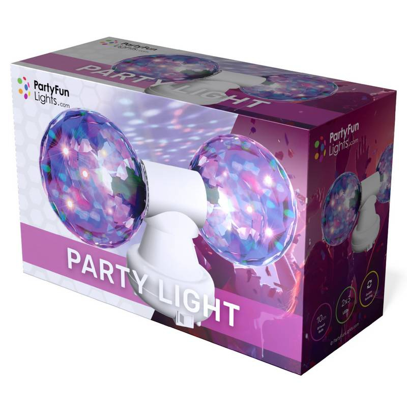Roterende Diskokugle Lampe - Temashop