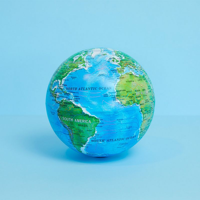 Roterende Globus (14 cm) - Temashop