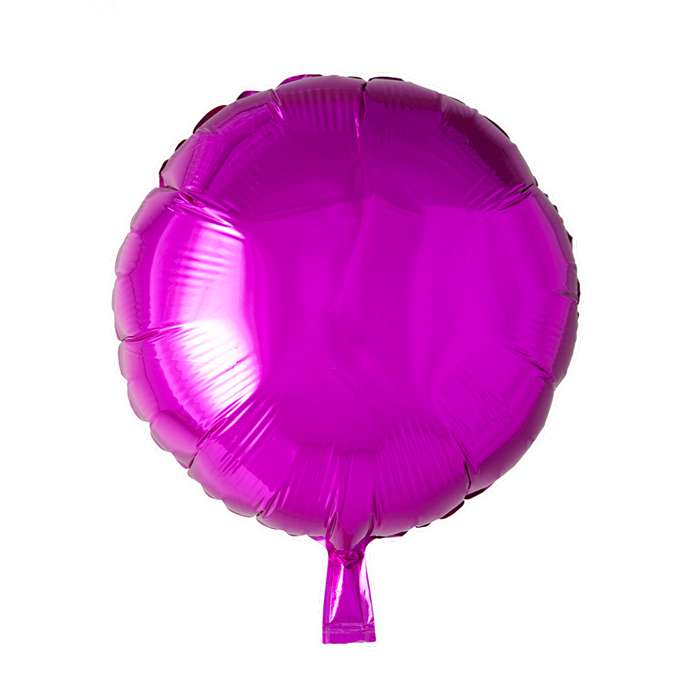 Rund Folieballon Hot Pink