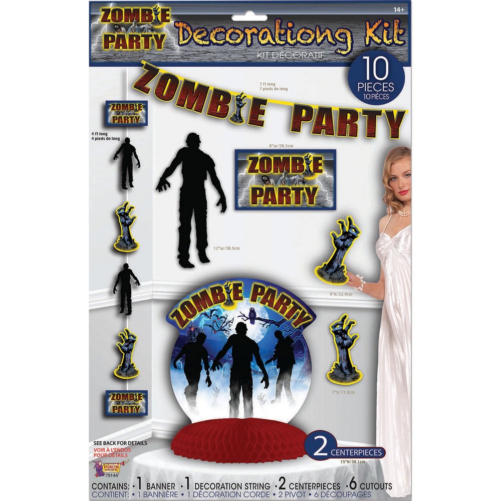 Zombie Party Dekorationssæt