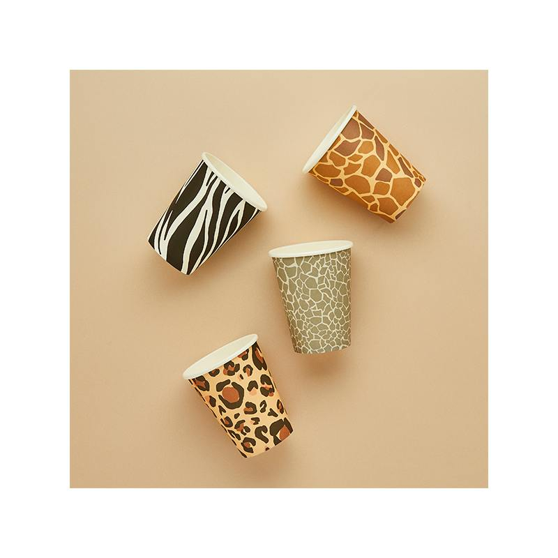 Safari Papkrus - 8 stk (14,5 x 8 cm) | Safari Krus - Temashop