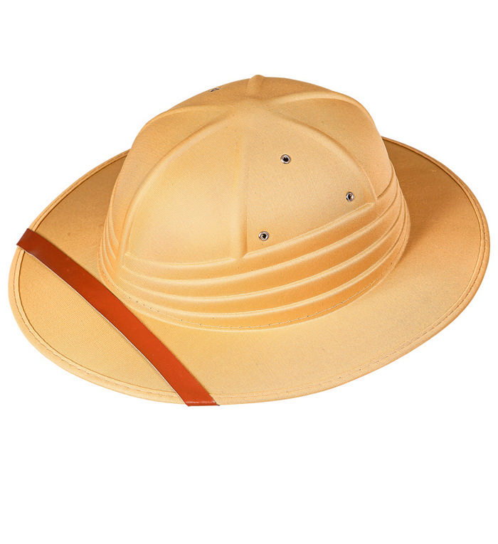 Safarihat | Safari Hat / Hue / Hjelm - Hovedtilbehør - Temashop