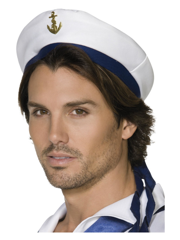 Sailor Hat | Maritimt Hat / Hue / Hjelm - Hovedtilbehør - Temashop