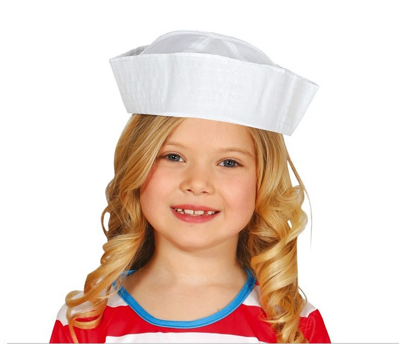 Sailorhat, Barn | Maritimt Hat / Hue / Hjelm - Hovedtilbehør - Temashop