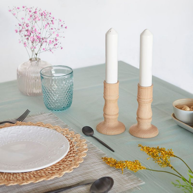 Salt Og Peber Sæt Lysestager (27 cm) - Temashop