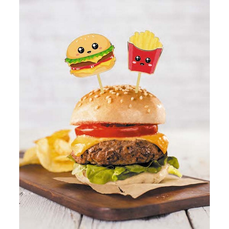 Salty Junkfood Madpinde - 10 stk | Mad Kagepinde - Temashop