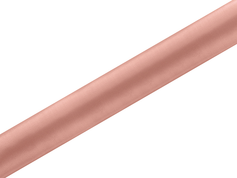 Satin Stofrulle Koral - 1 rulle (36 cm x 9 m) - Temashop