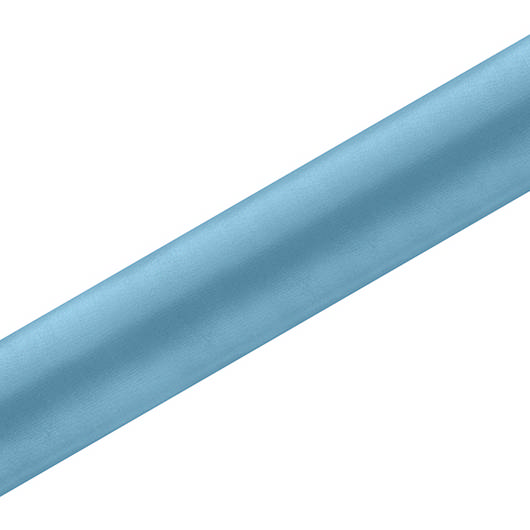 Satin Stofrulle Turkis - 1 rulle (16 cm x 9 m) | Turkis Tema Stof / tekstil - Temashop