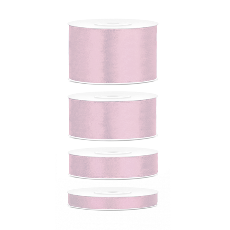 Satinbånd Sartrosa - 1 rulle (25 m) | Pink tema Bånd - Temashop