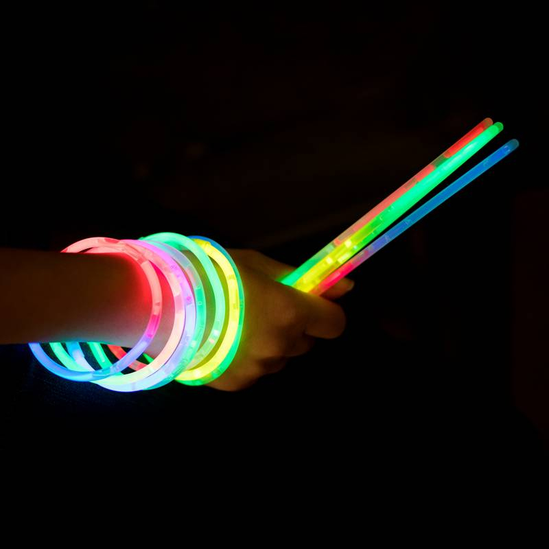 Selvlysende Knæklys - 15 stk | UV / Neon Knæklys - Temashop