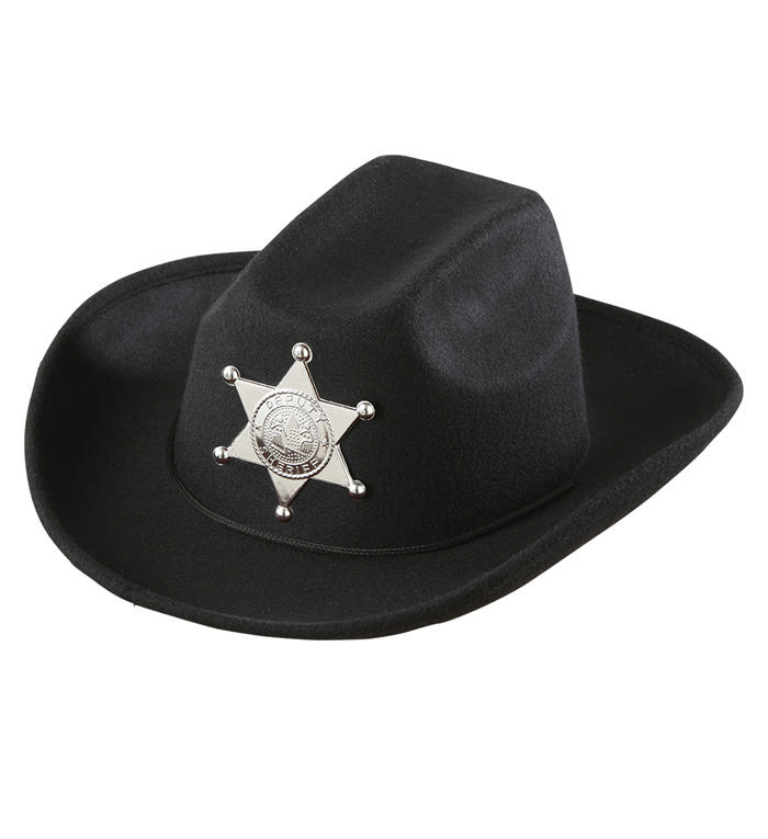 Sherif Cowboy Børnehat | Det vilde vesten Hat / Hue / Hjelm - Hovedtilbehør - Temashop