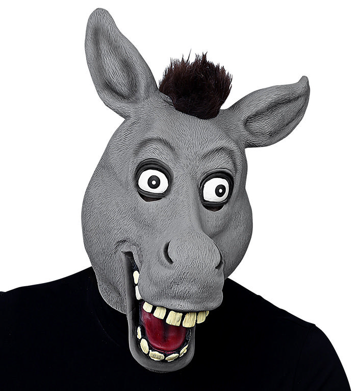 Sjov Æsel Maske | Æsel Maske - Hovedtilbehør - Temashop