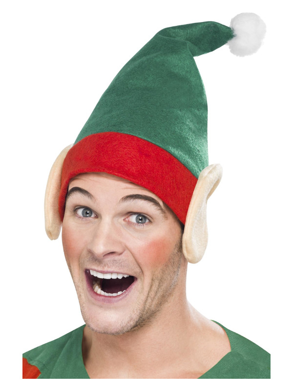 Sjov Alfehat | Nisse Hat / Hue / Hjelm - Hovedtilbehør - Temashop