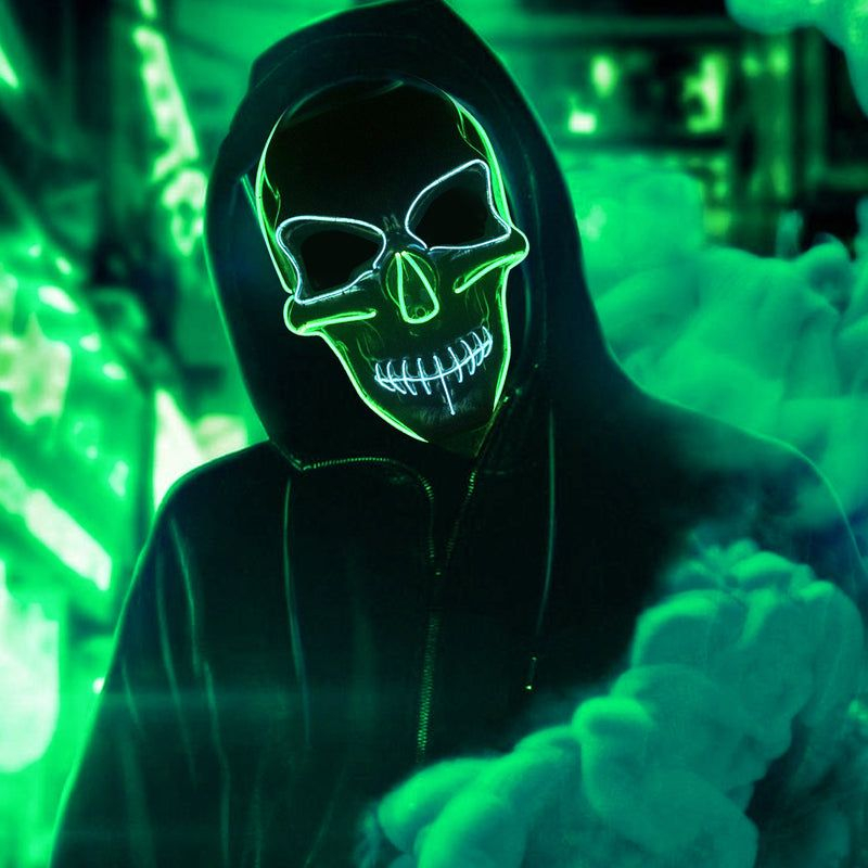 Skelet LED Maske