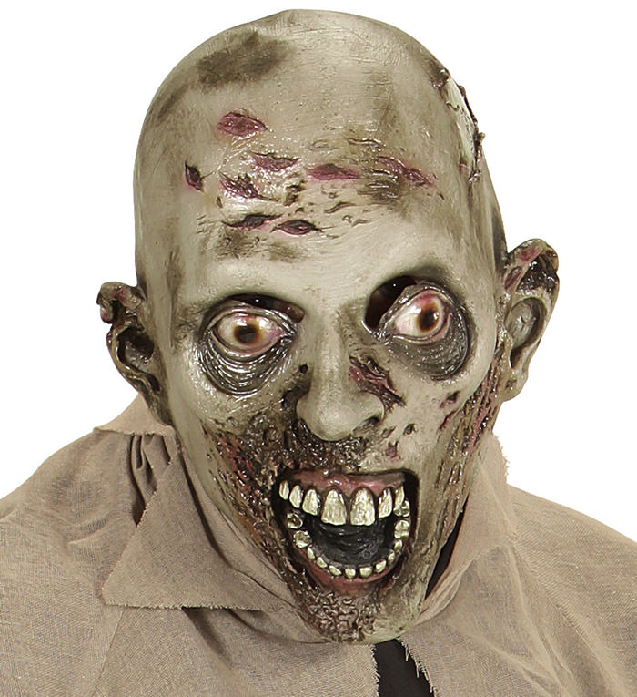 Skør Zombie Maske | Zombie Maske - Hovedtilbehør - Temashop