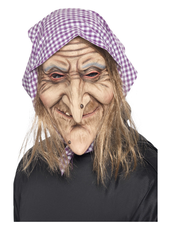 Skræmmende Heksemaske | Heks Maske - Hovedtilbehør - Temashop