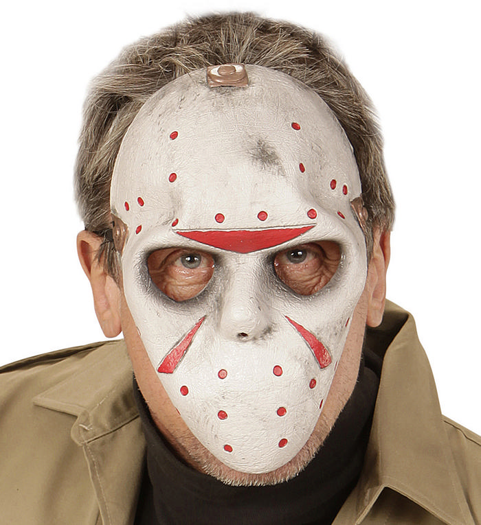 Skræmmende Hockey Maske | Jason Voorhees Maske - Hovedtilbehør - Temashop